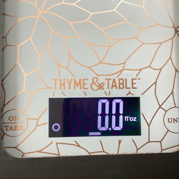 Thyme & Table Luxe Collection Digital Scale New in Box - Picture 14 of 14